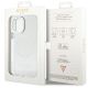 8. Guess Metal Outline Magsafe case for iPhone 12 / iPhone 12 Pro - silver