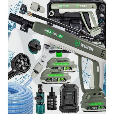 6. Cordless pressure washer 300 l/h 20 V W04322 WUBER
