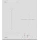 MPM MPM-45-IM-16/W induction hob 45 cm | 2 zones | Booster | timer | white