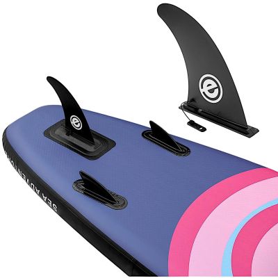4. SET - ENERO INFLATABLE SUP BOARD 320x81x15CM PURPLE