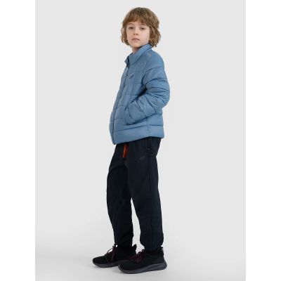 5. Boy's down jacket with synthetic filling 4F 4FJWSS25TDJAM520-32S
