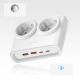 2. Orico PDC25 25W 6in1 Power Strip 2x AC + 2x USB-A + 2x USB-C - White