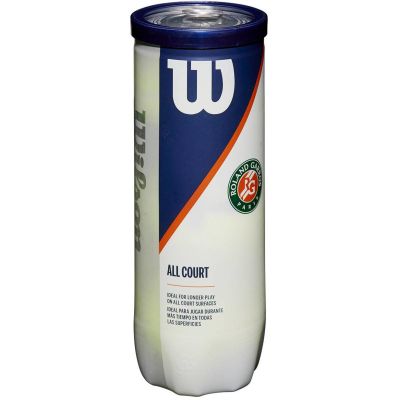 2. Wilson All Court Tennis Ball Roland Garros 3 pcs ITF