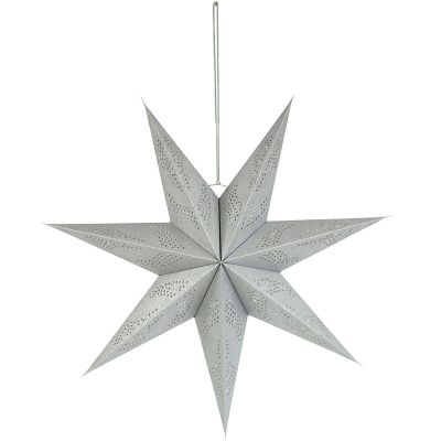 2. DECORATIVE PAPER STAR 60CM SILVER