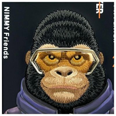 10. Nimmy Cool&Cute 2.0 Monkey case for iPhone 16 - black