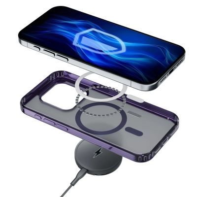 22. 3mk Frosty MagCase Purple Case for Apple iPhone 15 Pro Max - purple