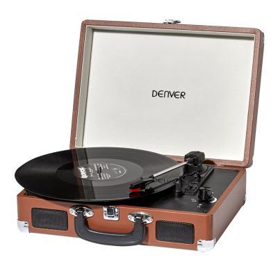 2. Denver VPL-120BROWN Turntable Brown
