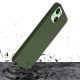 3. 3mk Hardy Silicone MagCase for iPhone 15 - green
