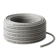 Qoltec UTP twisted pair network cable for patch cord | Copper Cu | CAT6 | High speed 1Gb/s | LAN | 50m | gray