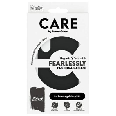 4. CARE by PanzerGlass Fashion QI Case Samsung Galaxy S24 - black
