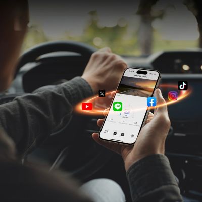 8. AKEEYO P1 car camera video recorder FullHD 30fps - black