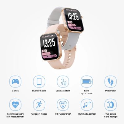 8. LAMAX BCool2 Plus Rose Gold Smart Watch