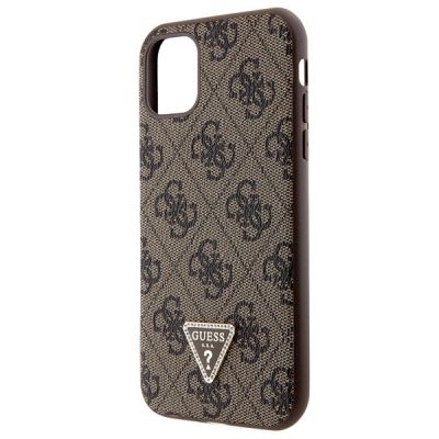 6. Guess GUHCN61P4TDSCPW Case for iPhone 11 / Xr - Brown Crossbody 4G Metal Logo
