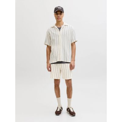 3. Jack&Jones men's striped shorts JPSTJAIDEN COBA STRIPE JOG SHORTS REG SN 12274413 Antique White Stripes