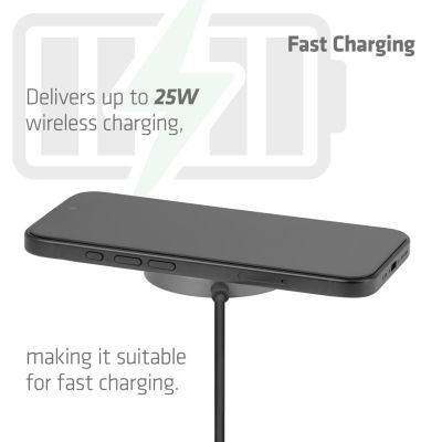 7. CLUB3D CAC-3027 Mobile Charger Smartphone, Universal Black DC Wireless Charging Fast Charging Internal