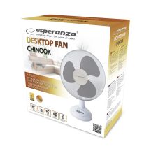 Esperanza Chinnok EHF003WE desk fan (white, gray)