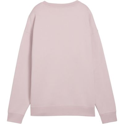 2. Puma ESS Small No. 1 Logo Relaxed Crew Women's Sweatshirt Pink 633268 49