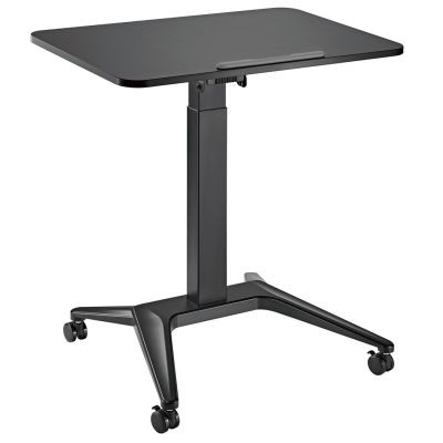 6. MACLEAN MOBILE DESK LAPTOP TABLE BLACK MC-453B