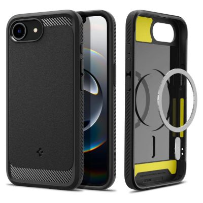 3. Spigen Rugged Armor MagSafe case for iPhone 16e / 17e - black