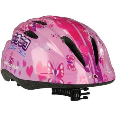 2. DUNLOP CHILDREN'S ADJUSTABLE CYCLING HELMET SIZE (48-52CM) PINK