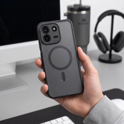 7. Tech-Protect BasicMag MagSafe Case for Xiaomi Redmi Note 17 Pro Max 5G – Matte Black