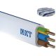 Installation cable flat wire 450/750V class 1 YDYP 3X1.5 ŻO NKT white