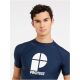 3. Men's short-sleeve surfing rash guard PROTEST PRTCATER, navy blue