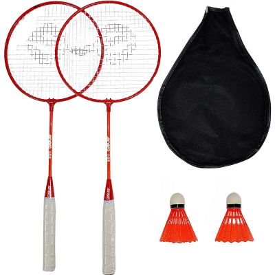 7. BADMINTON SET IN RED ORANGE ENERO 105 CASE