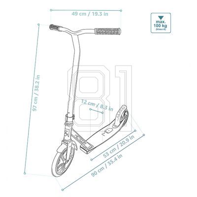 12. Meteor Mex 22610 scooter