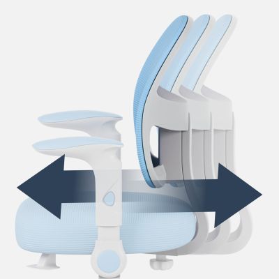 5. Junior 5.0 Blue Swivel Chair