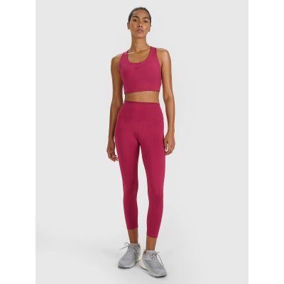 3. Women's 7/8 High Waist Training Leggings 4F 4FWAW25TFTIF361-60S