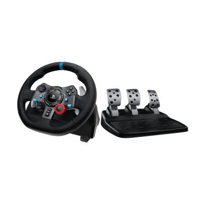 10. Logitech G 941-000113 Game Controller Black USB Steering Wheel + Pedals Analog/Digital PC, PlayStation 4, PlayStation 5, Playstation 3