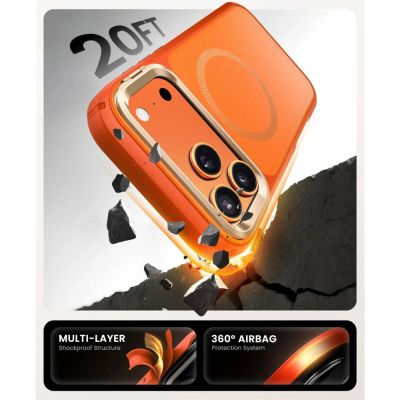 4. Supcase IBLSN Ares Flip MagSafe Case for iPhone 17 Pro Max - Orange