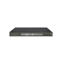 LevelOne Hilbt GB/SL PoE+ Switch 28-Port 19" 400W 1Gbps