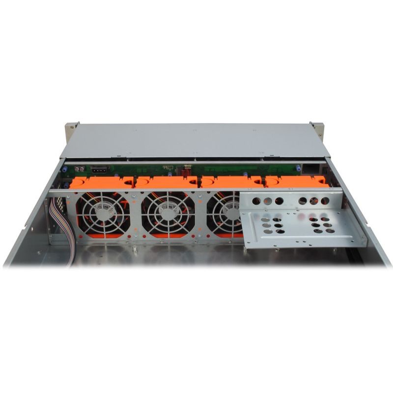 7. Inter-Tech IPC 2U-2412 Rack Black, Silver