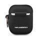 13. Karl Lagerfeld Silicone Ikonik Case for AirPods 1/2 - Black