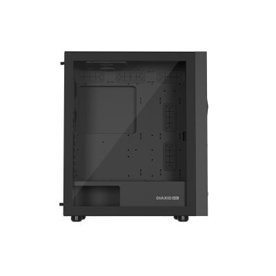19. NATEC GENESIS DIAXID 605F MIDI TOWER USB-C GAMING CASE WITH WINDOW BLACK