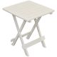 6. FOLDING PLASTIC GARDEN TABLE 44x44x50CM WHITE