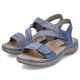12. Comfortable Rieker W RKR587 blue sandals