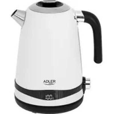 11. Electric kettle with temperature regulation ADLER AD 1295w white