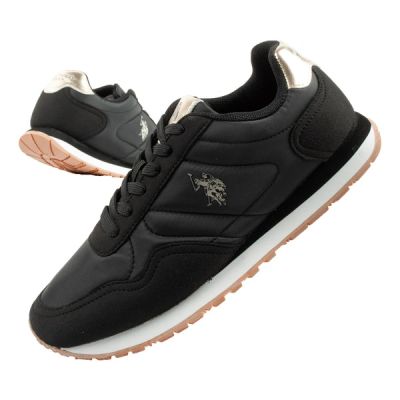 US Polo Assn sports shoes sneakers women's fashionable comfortable black