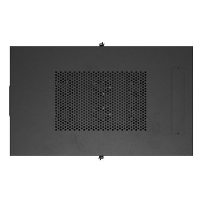 6. Lanberg 19" 32U 600x1000 black floor-standing rack cabinet with glass doors (flat pack)