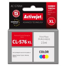 Activejet AC-576NX Ink (Canon CL-576XL replacement; Supreme; 15 ml; color: blue, yellow, red)