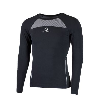 Rogelli CORE 2 Pack Long Sleeve T-Shirt Black 2XL