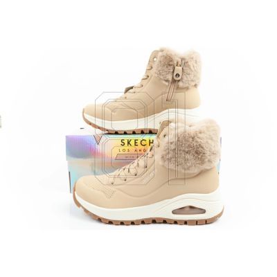 10. Skechers Uno Rugged Women's Insulated Winter Boots Brown