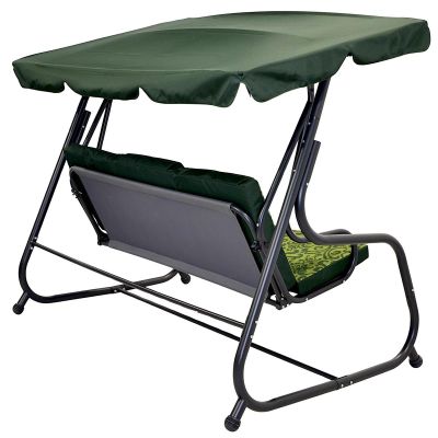 10. 3-SEAT GARDEN SWING LENA WITH MOSQUITO NET