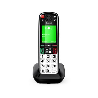 10. Gigaset EASY 500 Analog/DECT Telephone Caller Name and ID Black, Silver