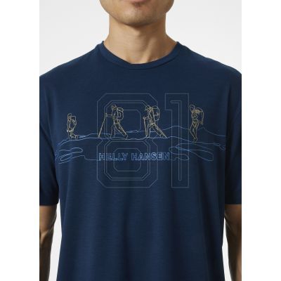 8. Helly Hansen Skog Recycled Graphic M 63082 584 T-shirt
