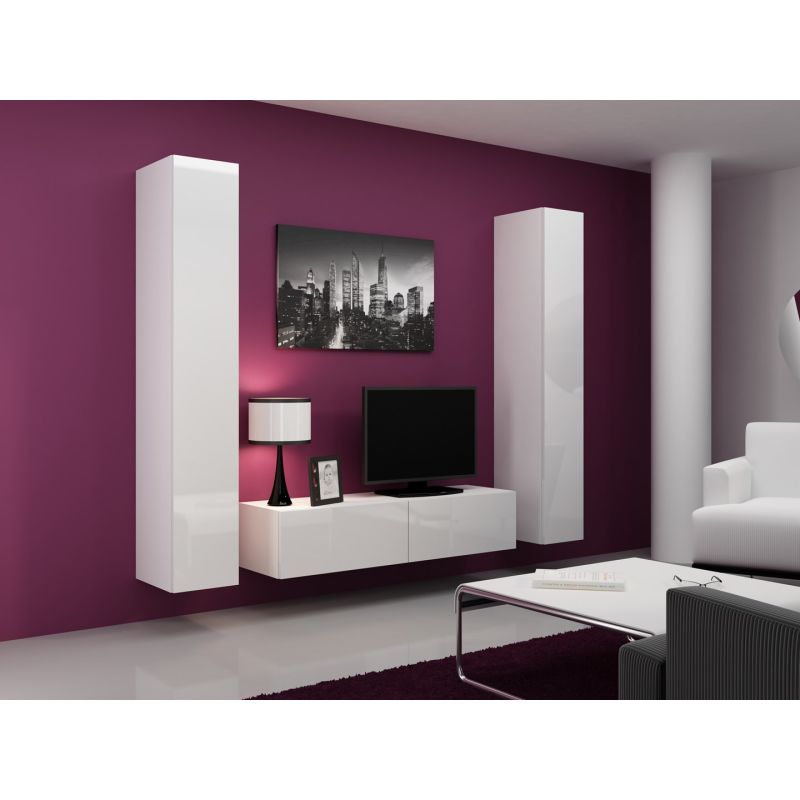 23. VIGO full display cabinet '180' 180/40/30 white/white combination