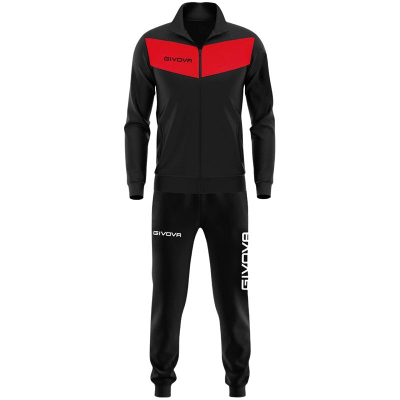 10. Givova Tuta Visa Black TR018 1012B tracksuit